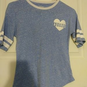Blue Varsity Striped T-Shirt